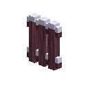 game:block-woodenfence-purpleheart-ns-snow
