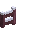 game:block-woodenfencegate-purpleheart-w-opened-left-snow