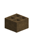 Brown ceramic can mold