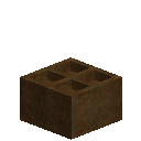 Earthy orange ceramic can mold