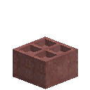 Raw red clay can mold