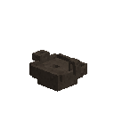 Dark brown ceramic lucerne