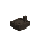 Dark brown ceramic lucerne