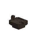 Dark brown ceramic lucerne