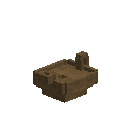 Brown ceramic lucerne