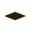 Checkered dark brown cloth panel
