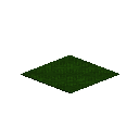 Dark green cloth panel