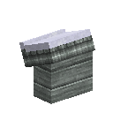 vanillavarnished:block-slantedroofingtop-oxidized-maple-north-snow