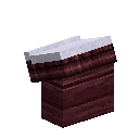 vanillavarnished:block-slantedroofingtop-varnished-purpleheart-north-snow