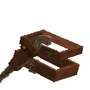 Leather belt with holstered petronel