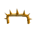 Spiked crown