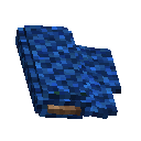 Dark blue checkered cloth