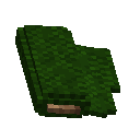 Dark green cloth