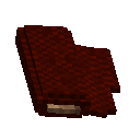 Dark red cloth